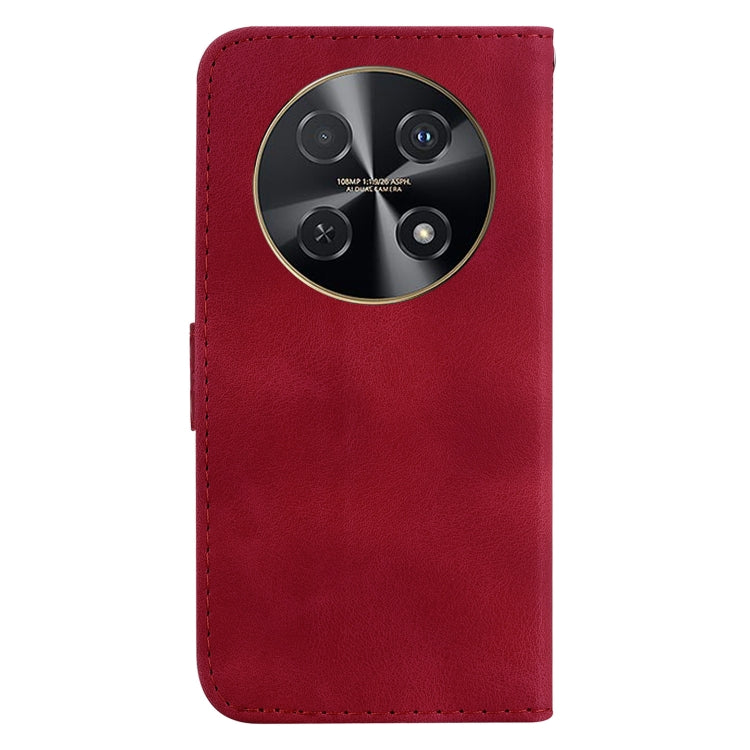 For Huawei nova 12i 4G Global Seven-shaped Embossed Leather Phone Case