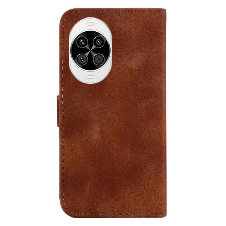 For Huawei nova 14 Seven-shaped Embossed Leather Phone Case