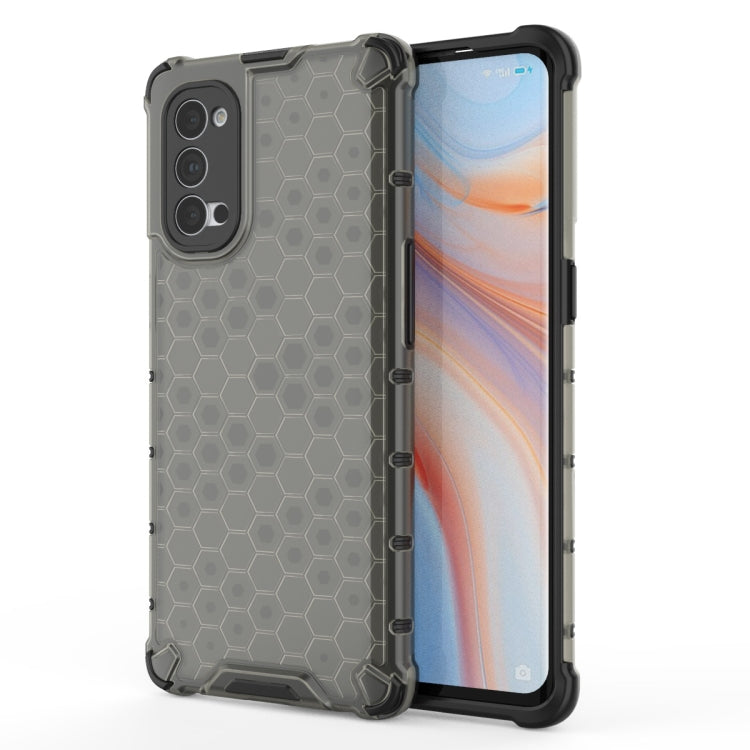 For OPPO Reno4 Pro 5G Shockproof Honeycomb PC + TPU Protective Case