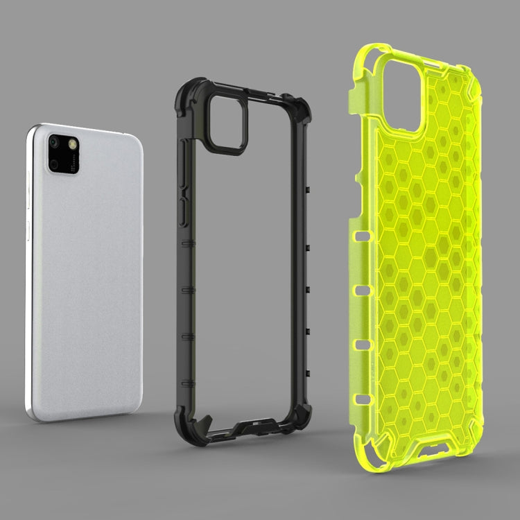 For Huawei Y5p Shockproof Honeycomb PC + TPU Protective Case