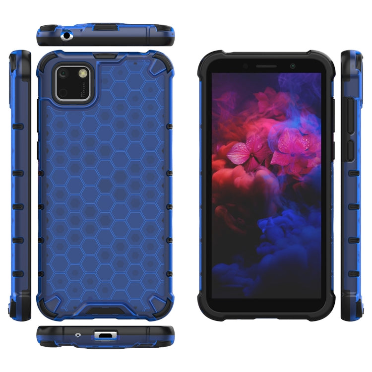 For Huawei Y5p Shockproof Honeycomb PC + TPU Protective Case