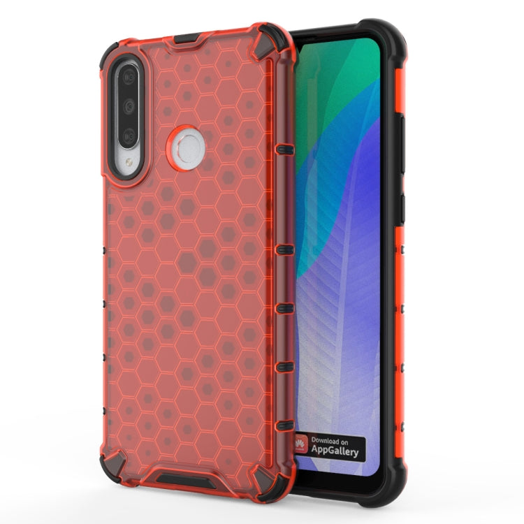 For Huawei Y6p Shockproof Honeycomb PC + TPU Protective Case