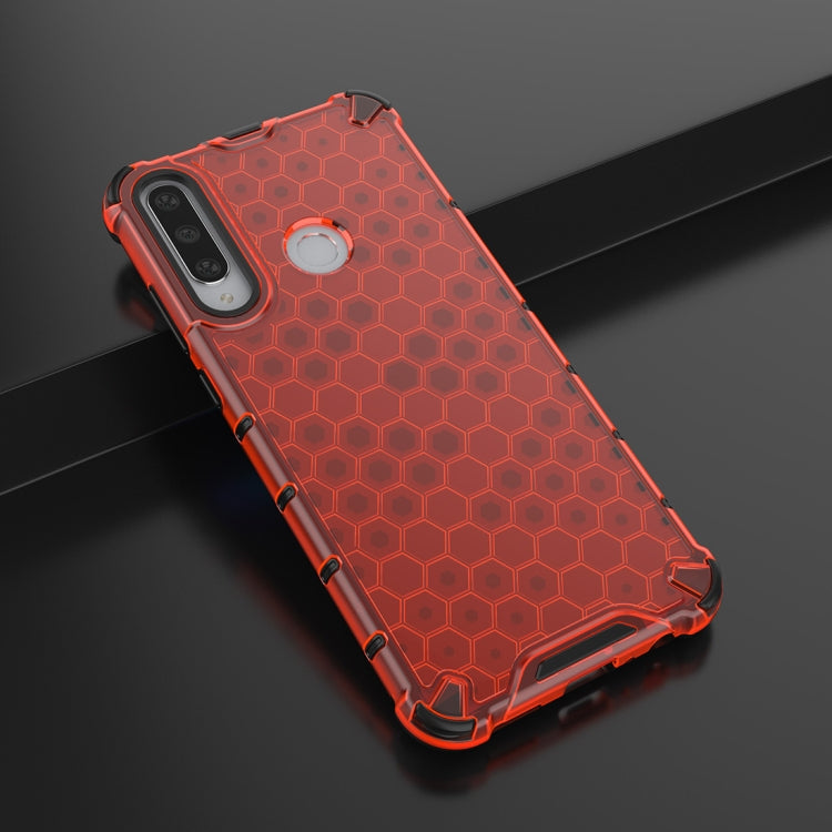 For Huawei Y6p Shockproof Honeycomb PC + TPU Protective Case