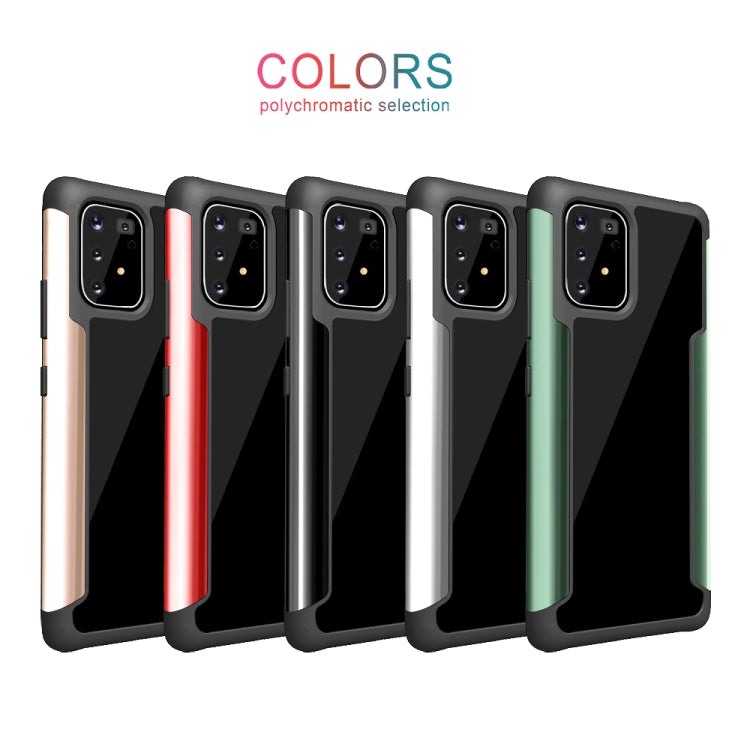 For Samsung Galaxy A91 Iron Man Series Metal PC + TPU Protective Case