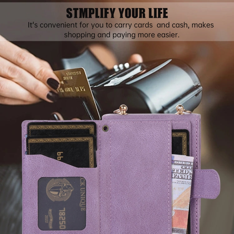 For Samsung Galaxy Z Flip5 Card Slot Diamond Lattice Folding Leather Phone Case