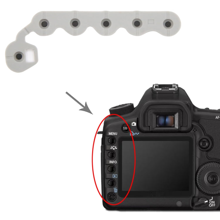 For Canon EOS 5D Mark II Camera Menu Keyboard