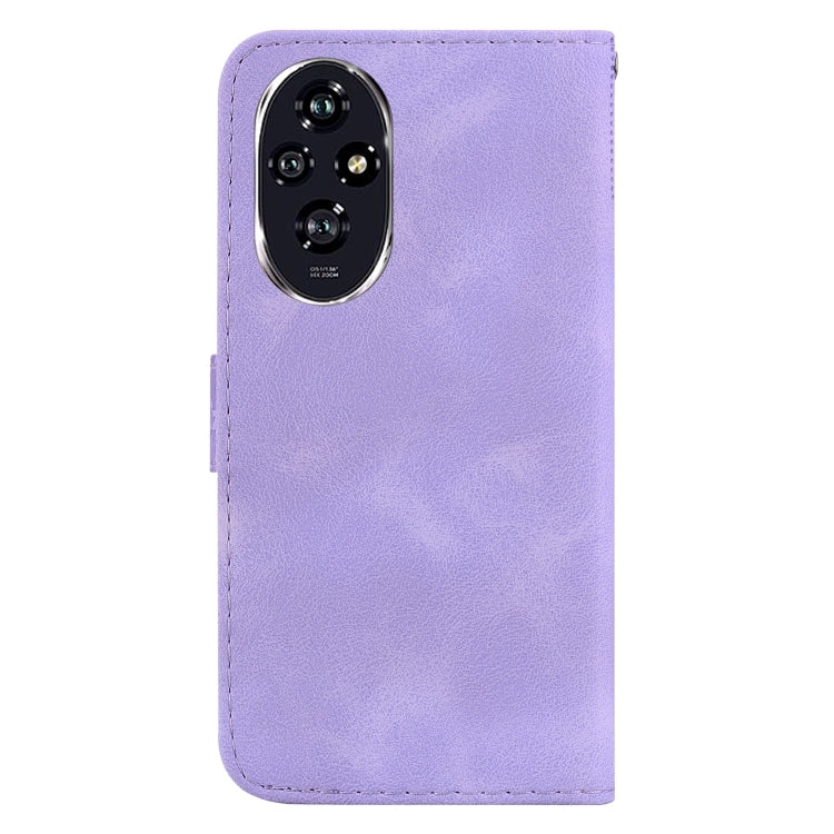 For Honor 200 5G Seven-shaped Embossed Leather Phone Case