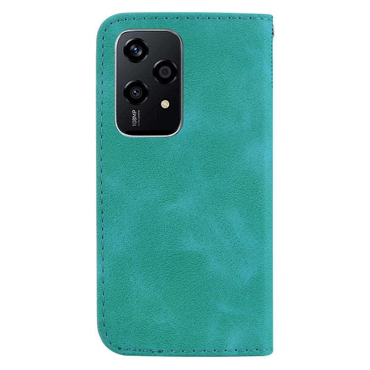 For Honor 200 Lite Global Seven-shaped Embossed Leather Phone Case