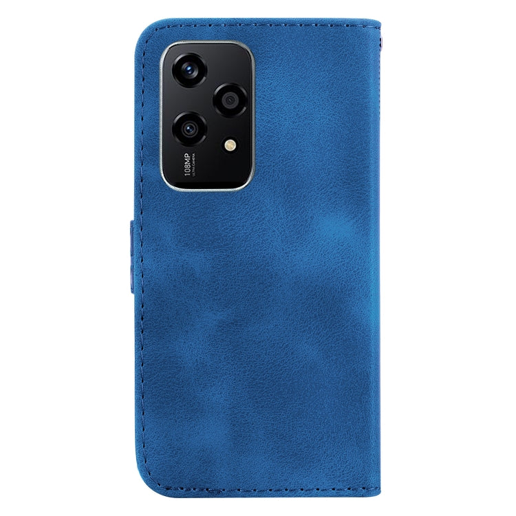 For Honor 200 Lite Global Seven-shaped Embossed Leather Phone Case