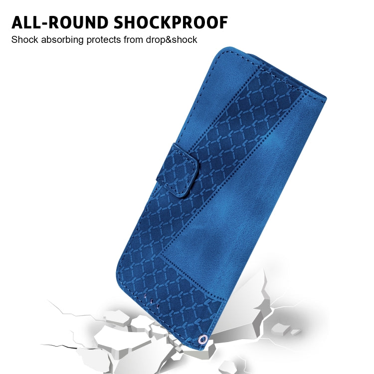 For Honor 200 Lite Global Seven-shaped Embossed Leather Phone Case