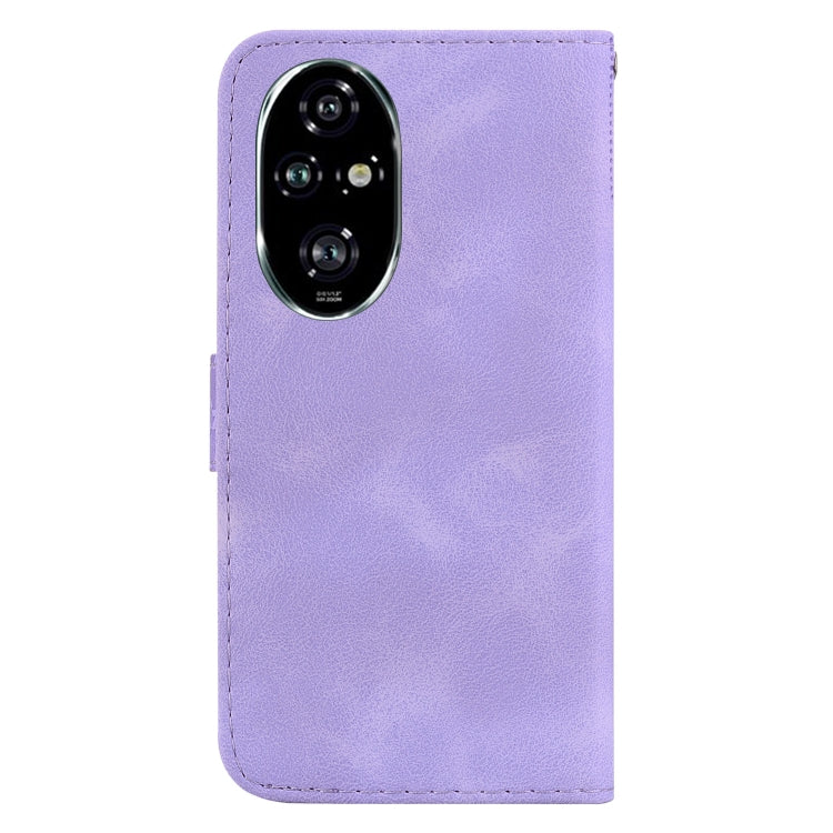 For Honor 200 Pro 5G Seven-shaped Embossed Leather Phone Case