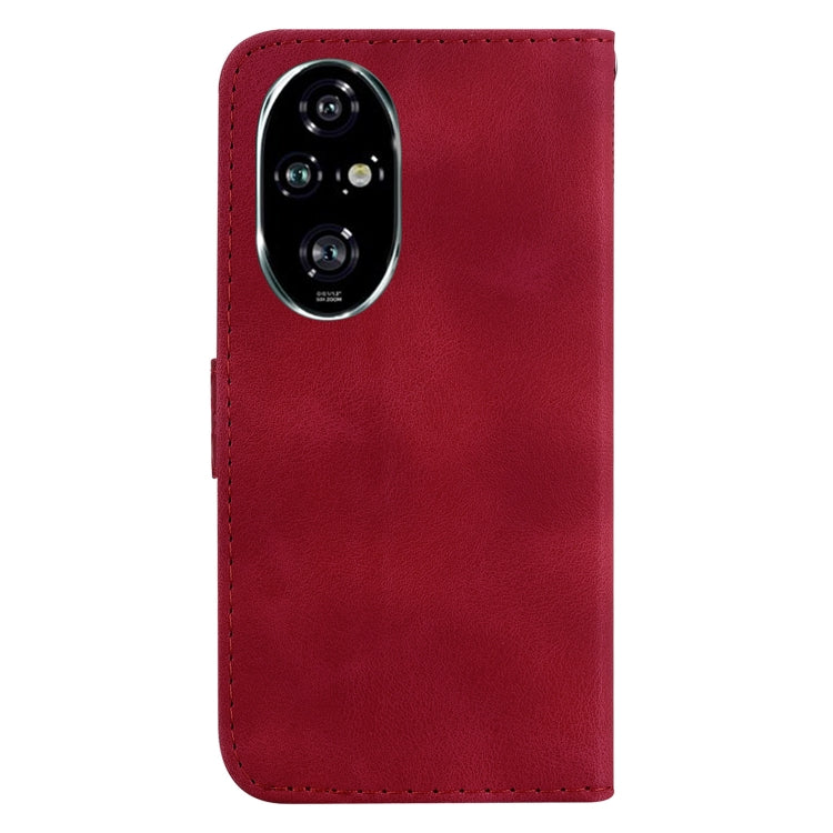 For Honor 200 Pro 5G Seven-shaped Embossed Leather Phone Case