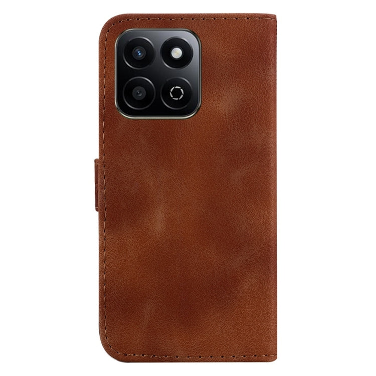 For Honor Play 60 Plus Seven-shaped Embossed Leather Phone Case