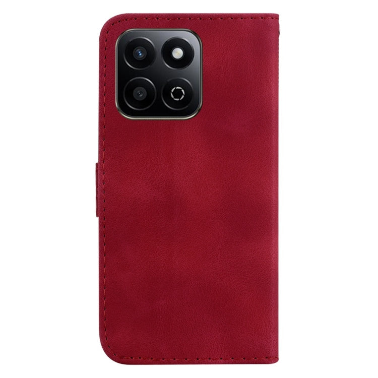 For Honor Play 60 Plus Seven-shaped Embossed Leather Phone Case