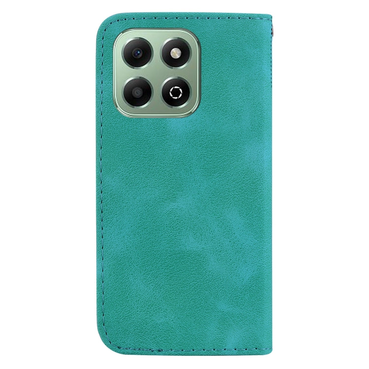 For Honor X6b Seven-shaped Embossed Leather Phone Case
