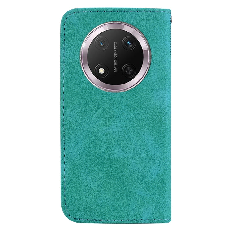 For Honor X9c Seven-shaped Embossed Leather Phone Case