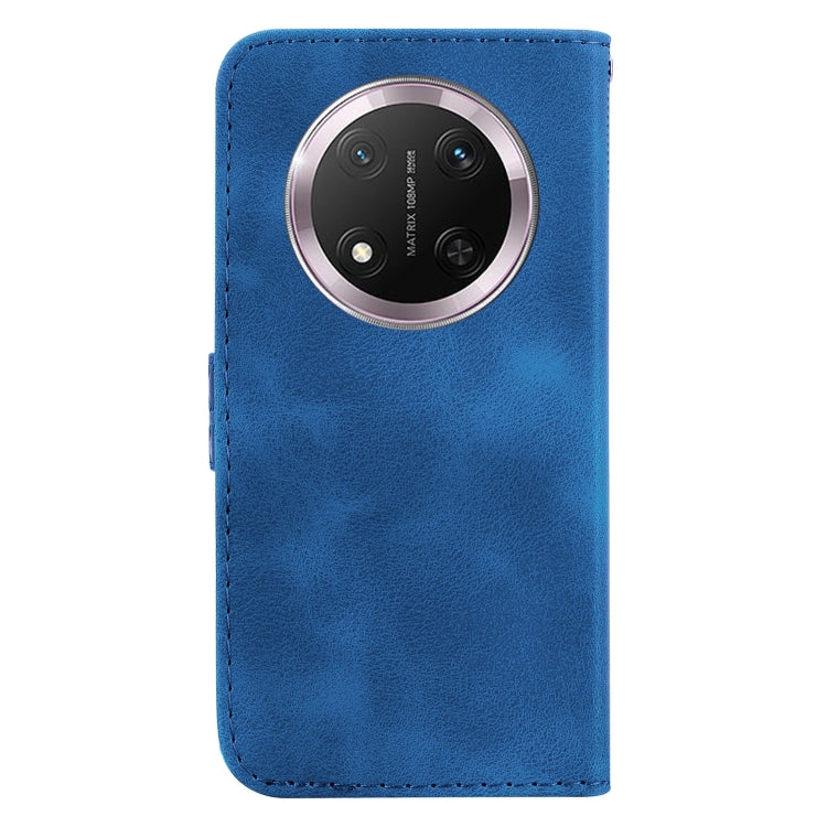 For Honor X9c Seven-shaped Embossed Leather Phone Case