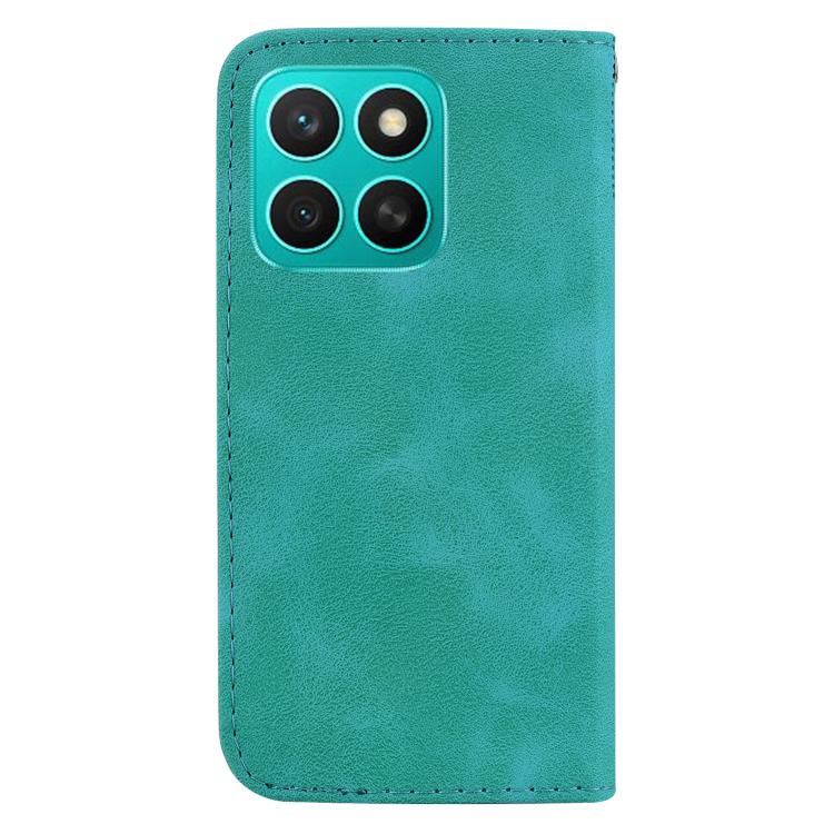 For Honor X8c 4G Seven-shaped Embossed Leather Phone Case