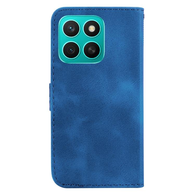 For Honor X8c 4G Seven-shaped Embossed Leather Phone Case