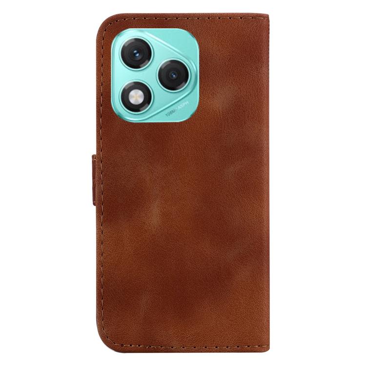For Honor 400 Lite Global Seven-shaped Embossed Leather Phone Case