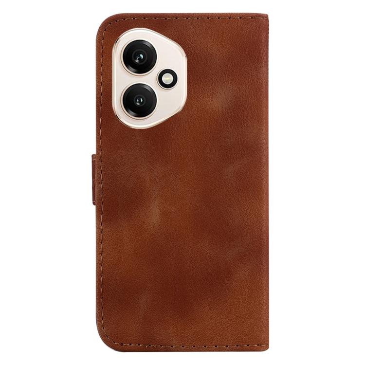 For Honor 400 Global 156.5mm Seven-shaped Embossed Leather Phone Case