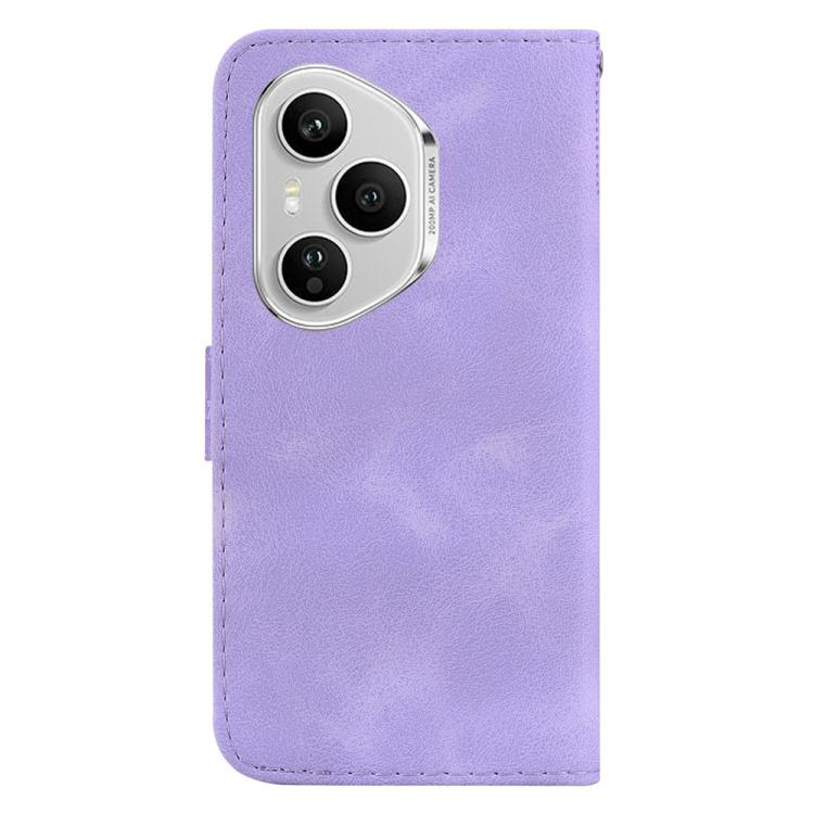 For Honor 400 Pro Global 160.8mm Seven-shaped Embossed Leather Phone Case