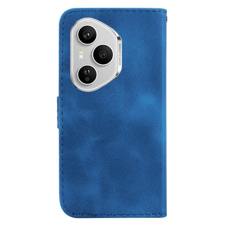 For Honor 400 Pro Global 160.8mm Seven-shaped Embossed Leather Phone Case