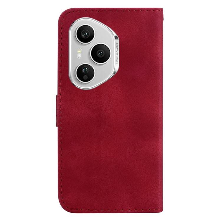 For Honor 400 Pro Global 160.8mm Seven-shaped Embossed Leather Phone Case
