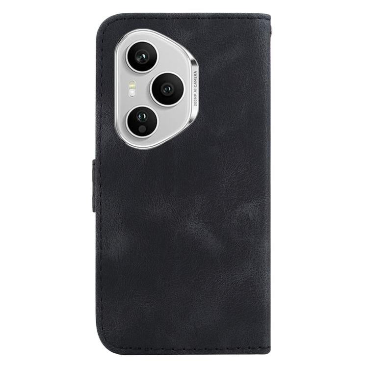 For Honor 400 Pro Global 160.8mm Seven-shaped Embossed Leather Phone Case