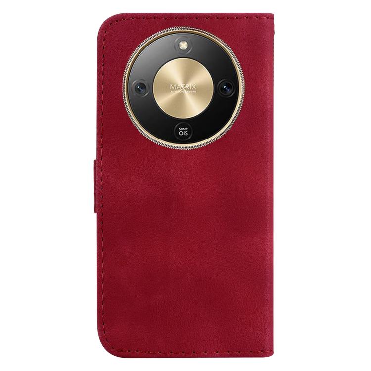 For Honor X70 5G Seven-shaped Embossed Leather Phone Case