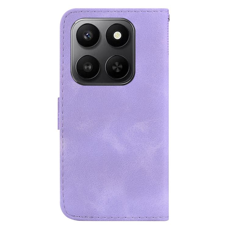 For Honor 400 Smart 4G / 5G Seven-shaped Embossed Leather Phone Case
