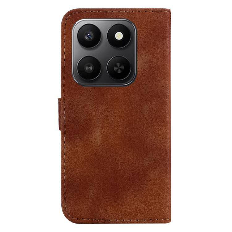 For Honor 400 Smart 4G / 5G Seven-shaped Embossed Leather Phone Case