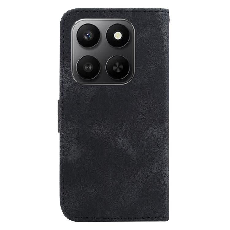 For Honor 400 Smart 4G / 5G Seven-shaped Embossed Leather Phone Case