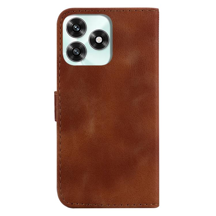For Honor X5c 4G / X5c Plus Seven-shaped Embossed Leather Phone Case