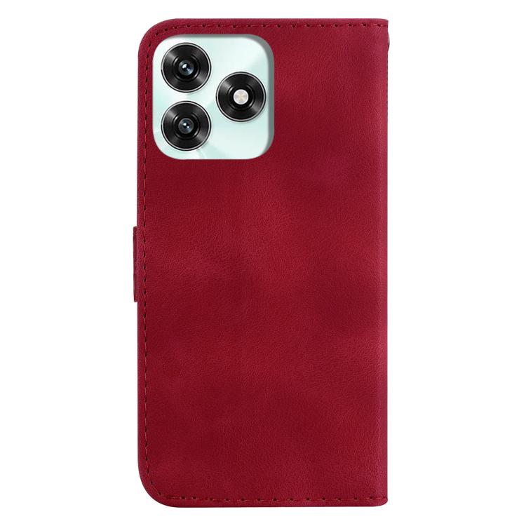 For Honor X5c 4G / X5c Plus Seven-shaped Embossed Leather Phone Case