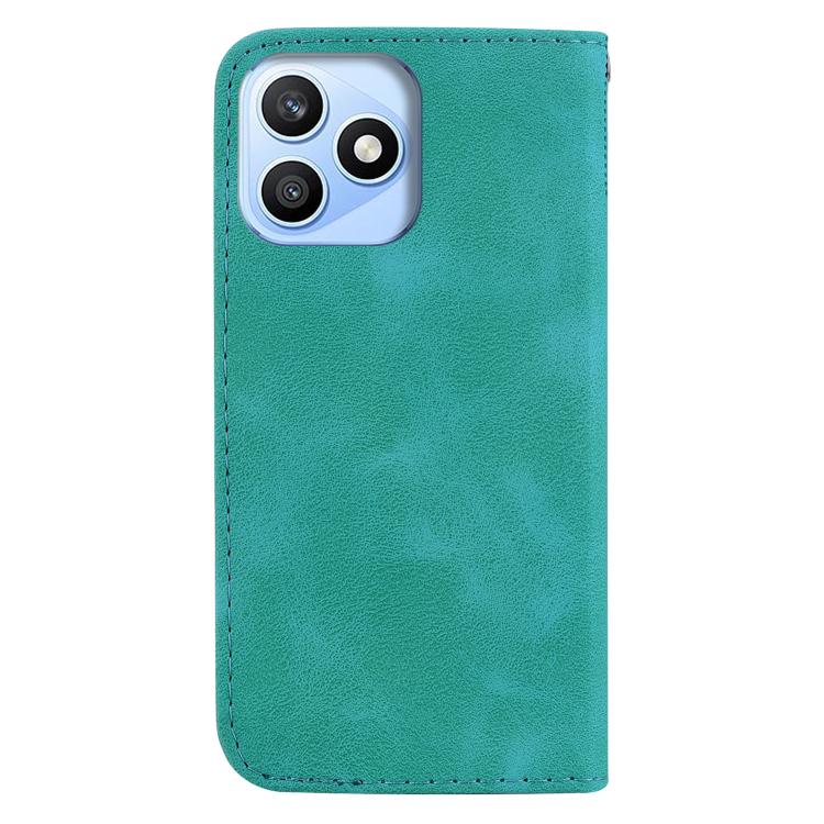 For Honor X8d 4G Seven-shaped Embossed Leather Phone Case