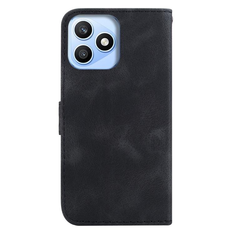 For Honor X8d 4G Seven-shaped Embossed Leather Phone Case