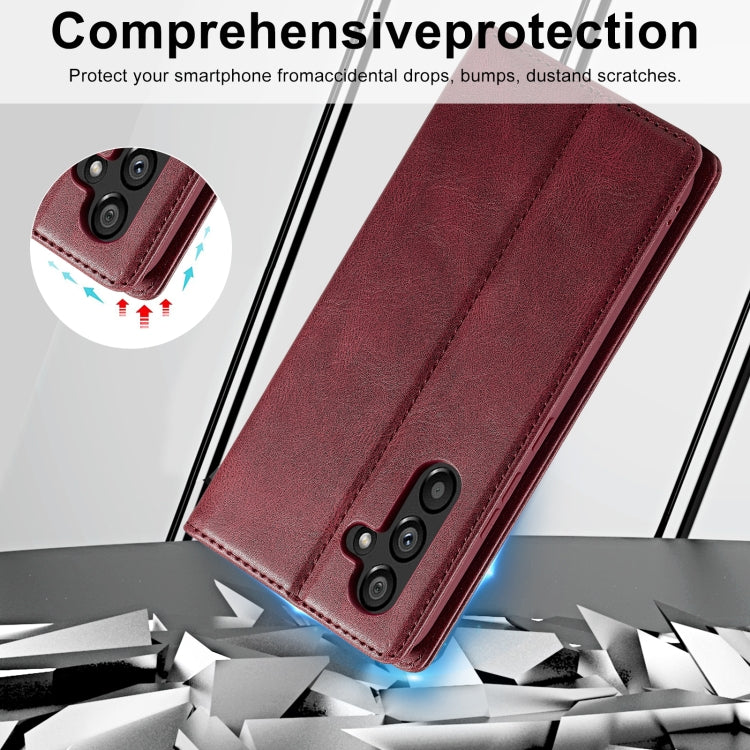 For Samsung Galaxy S23 FE 5G LC.IMEEKE RFID Anti-theft Leather Phone Case