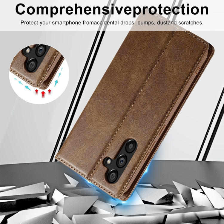 For Samsung Galaxy S23 FE 5G LC.IMEEKE RFID Anti-theft Leather Phone Case