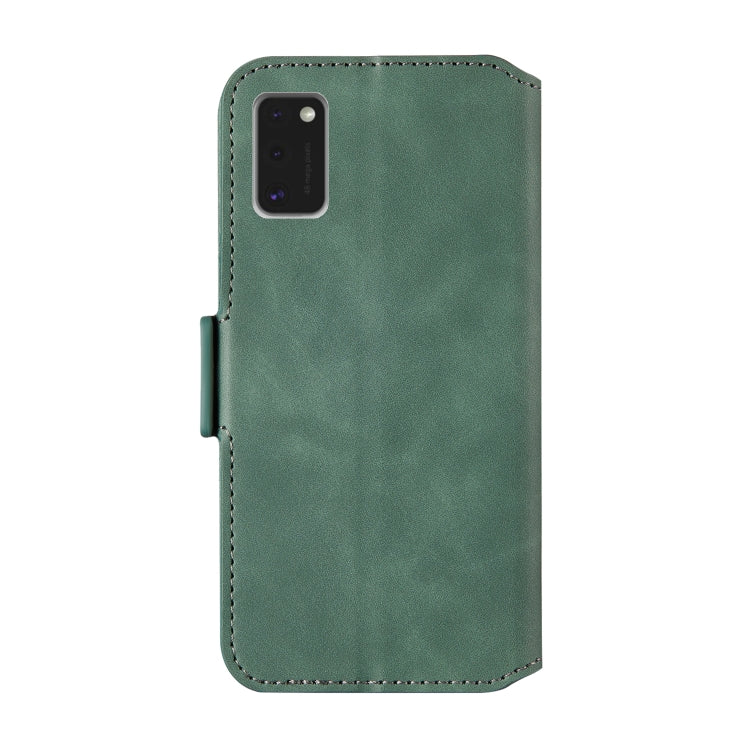 For Samsung Galaxy A41 Retro Frosted Oil Side Horizontal Flip Case with Holder & Card Slots