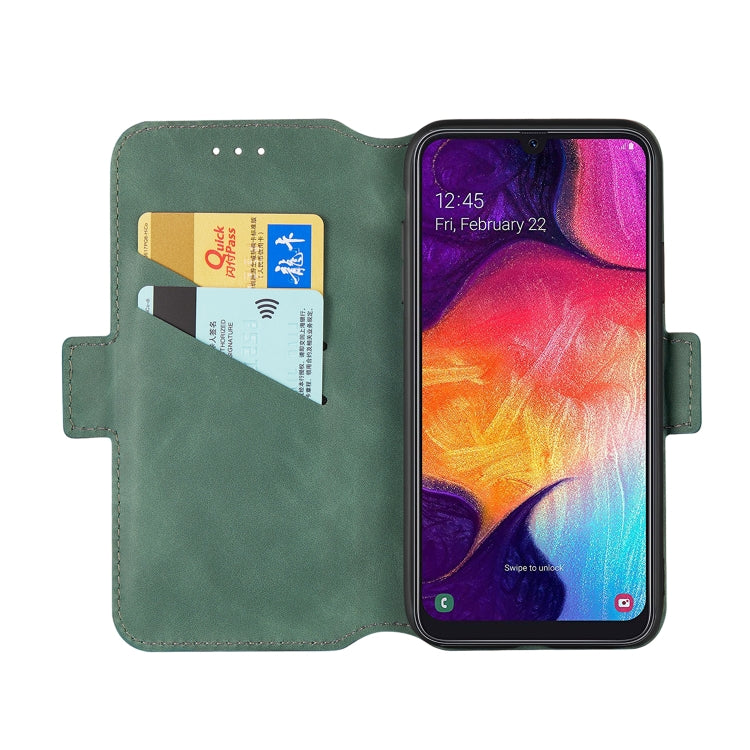 For Samsung Galaxy A41 Retro Frosted Oil Side Horizontal Flip Case with Holder & Card Slots