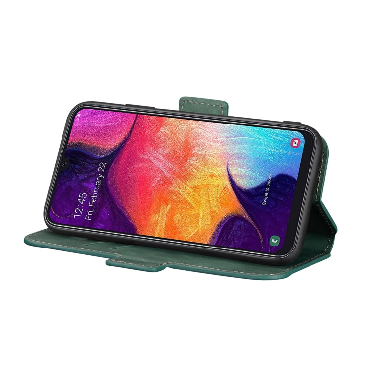 For Samsung Galaxy A41 Retro Frosted Oil Side Horizontal Flip Case with Holder & Card Slots