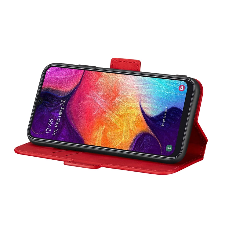 For Samsung Galaxy A41 Retro Frosted Oil Side Horizontal Flip Case with Holder & Card Slots