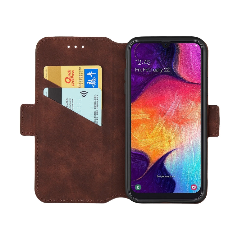 For Samsung Galaxy A41 Retro Frosted Oil Side Horizontal Flip Case with Holder & Card Slots