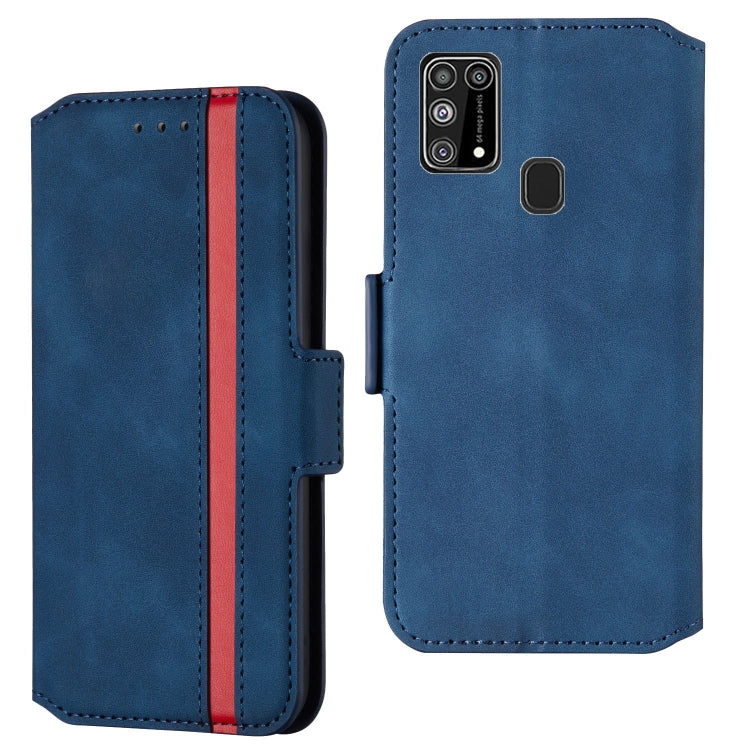 For Samsung Galaxy M31 Retro Frosted Oil Side Horizontal Flip Case with Holder & Card Slots