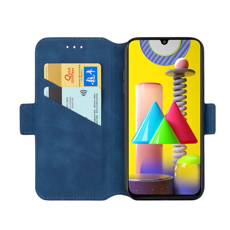 For Samsung Galaxy M31 Retro Frosted Oil Side Horizontal Flip Case with Holder & Card Slots
