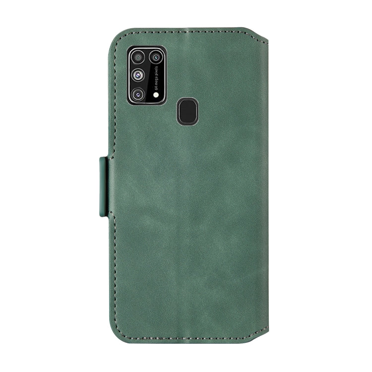 For Samsung Galaxy M31 Retro Frosted Oil Side Horizontal Flip Case with Holder & Card Slots