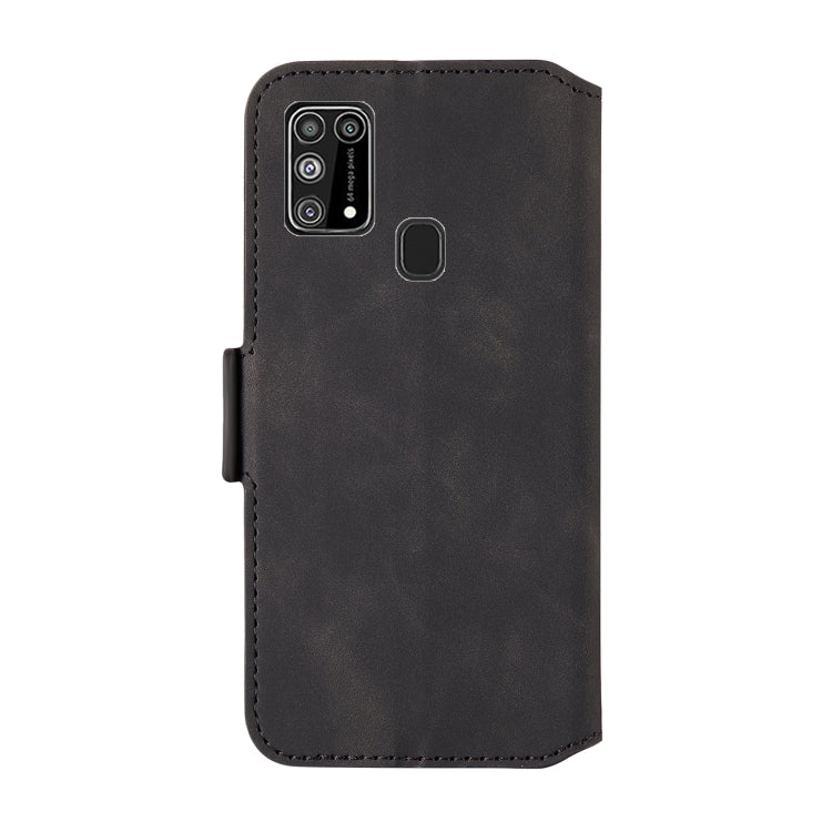 For Samsung Galaxy M31 Retro Frosted Oil Side Horizontal Flip Case with Holder & Card Slots