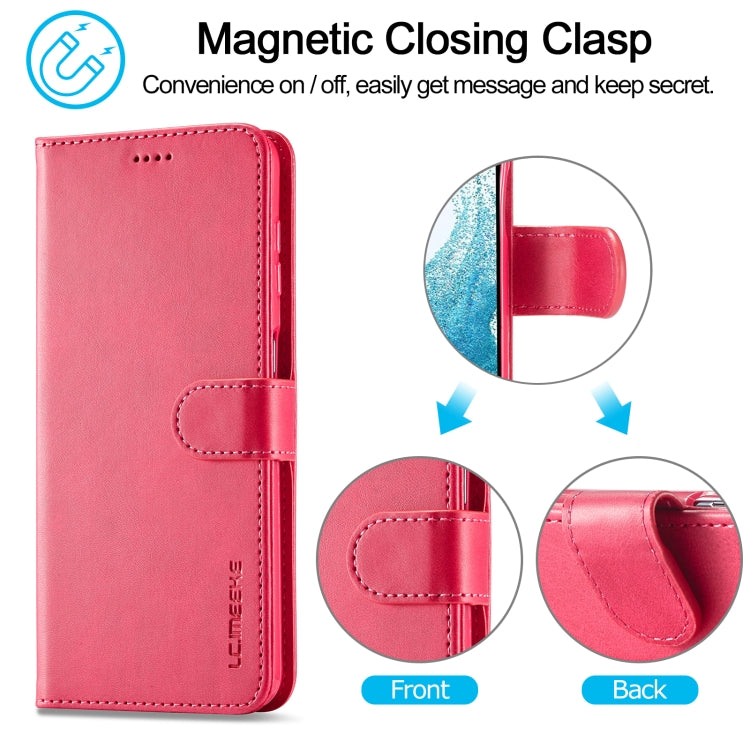 For Samsung Galaxy S23 FE 5G LC.IMEEKE Calf Texture Leather Phone Case