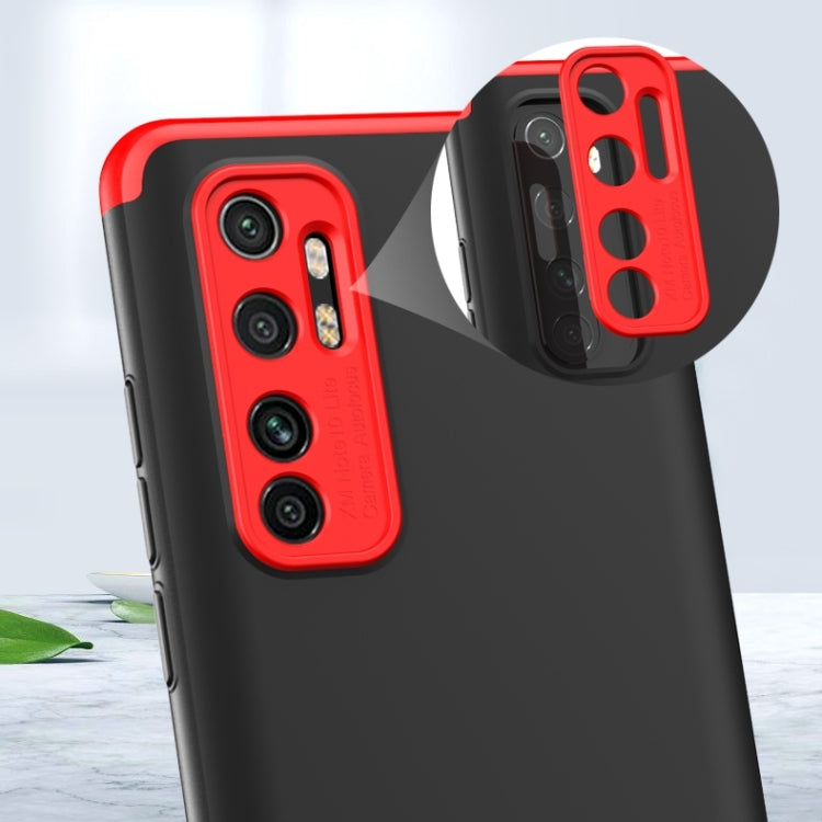 For Xiaomi Mi Note 10 Lite GKK Three Stage Splicing Full Coverage PC Protective Case